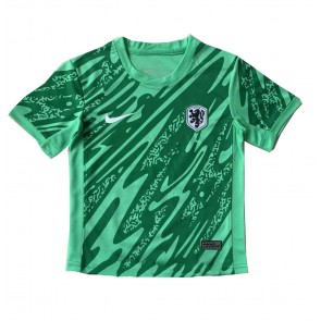 Lacne Muži Futbalové dres Holandsko Brankarsky  ME 2024 Krátky Rukáv - Domáci